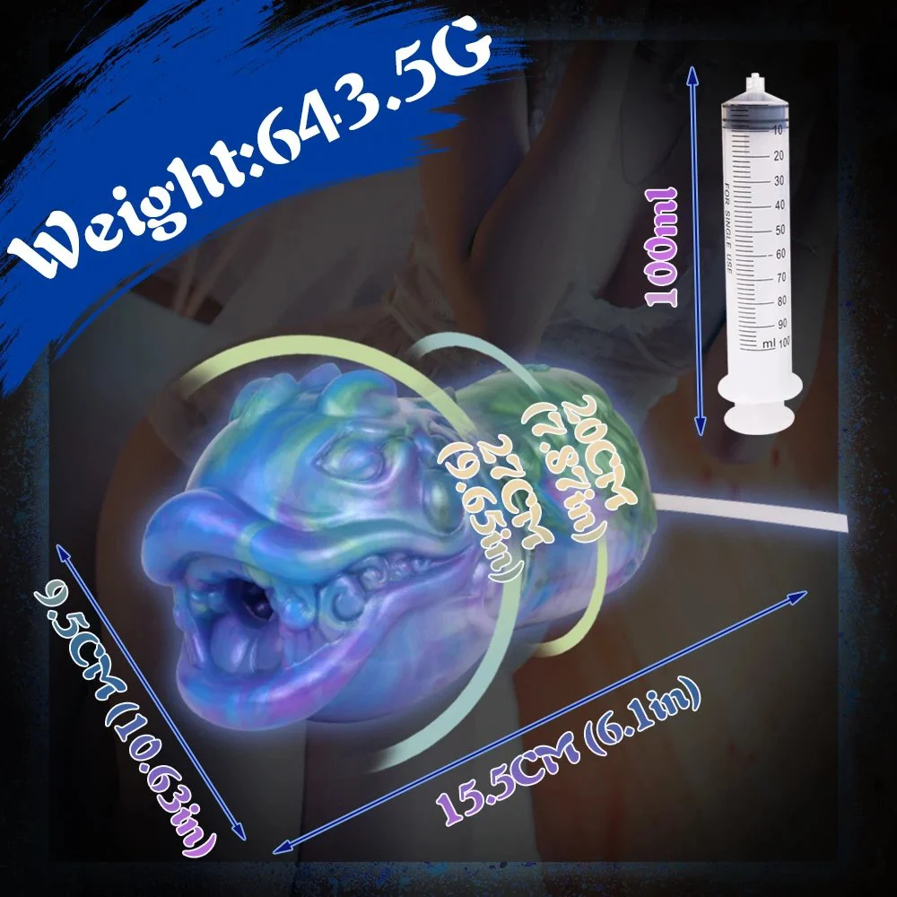 Simulated Fish Squirting Masturbator Realistic Vagina Soft Silicone Ejaculating Male Aircraft Cup Penis Training Sex Toys