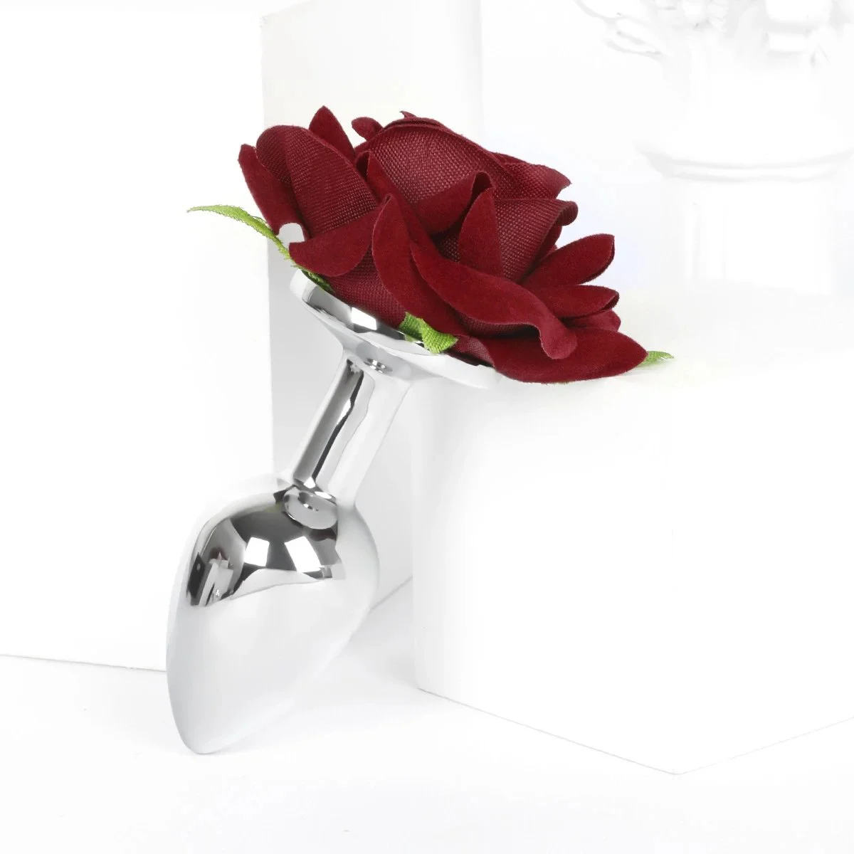 Adult Sex Rose Small Anal Plug Milk Clip Set Supplies Props Training Punishment