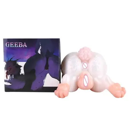 Silicone-based Male Masturbator Shaped Like a Miniature Pig Featuring a Dual-channel Design and a Strong Sense of Envelopment