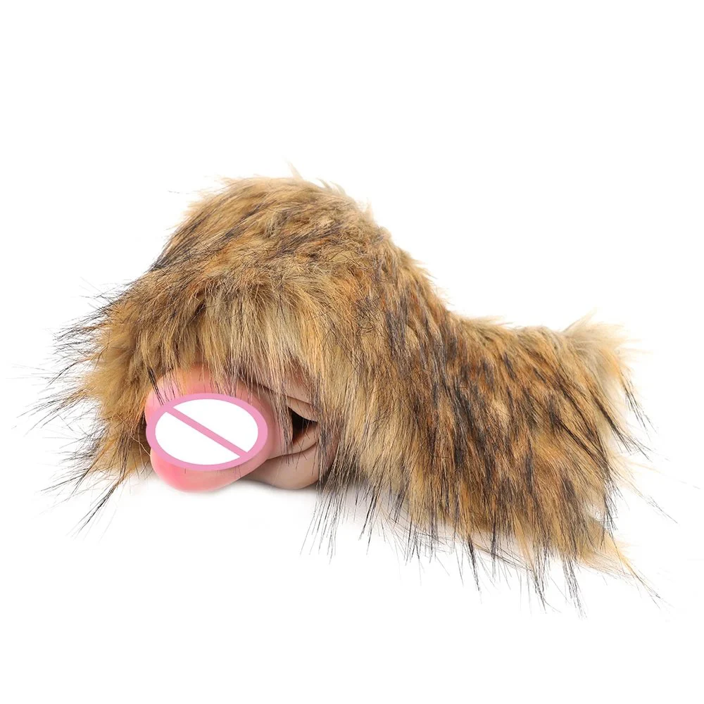 Silicone Male Masturbator with Hairy Realistic Vagina Pocket Pussy Adult Sex Toys for Men
