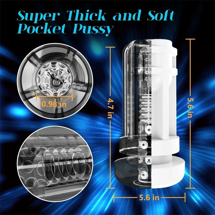 USB Telescopic Masturbator Cup Automatic Sucking Masturbation Cup Voice Sex Toys for Men