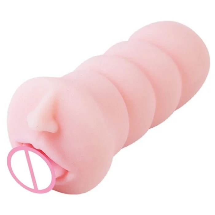 Soft TPE Male Masturbation Sex Toys Vibration Stroker Airplane Cup for Men Packaged in Bag