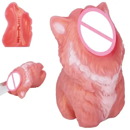 Wolf Divine Oracles Cute Style Single Channel Silicone Male Masturbator Large Pocket Realistic Feeling Adult Pleasure Toy