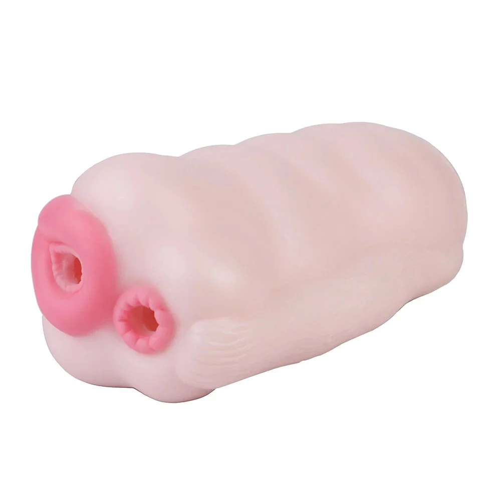 YC-2301 Fantasy Pig Monster Double Hole Masturbator Soft Tight Vagina Silicone Male Masturbation Cup Adult Sex Toys