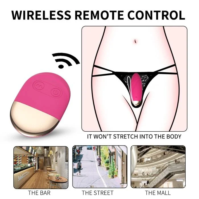 Battery Powered 10-Speed Frequency Egg Vibrator for Adults Sex Toys for Couples