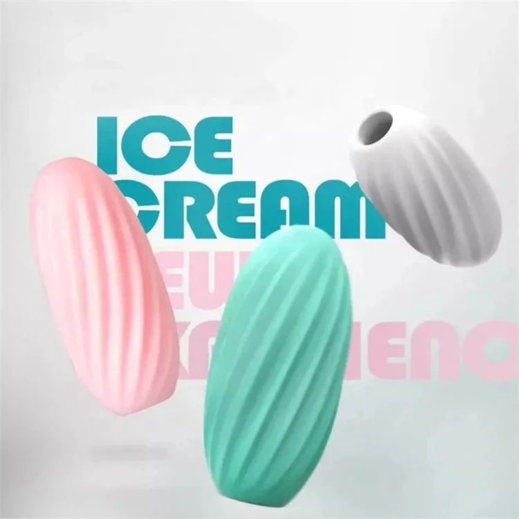 Soft Portable Penis Egg Man Toy Ice Cream Male Masturbation Egg Adult Sex Toys