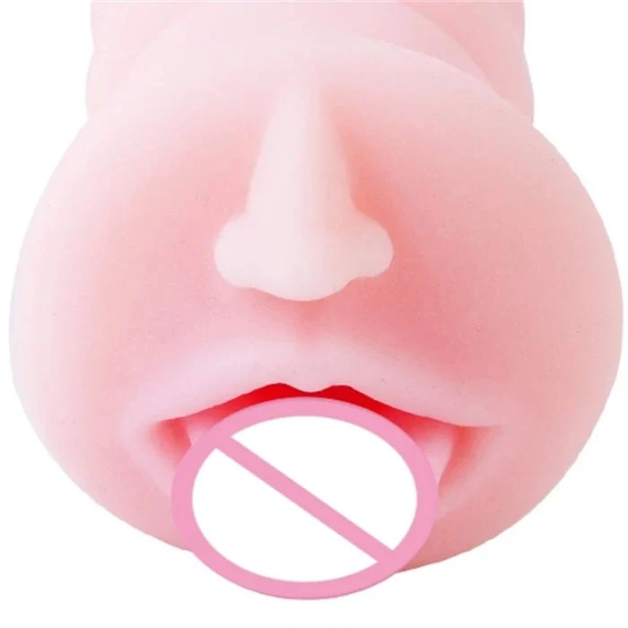 Soft TPE Male Masturbation Sex Toys Vibration Stroker Airplane Cup for Men Packaged in Bag