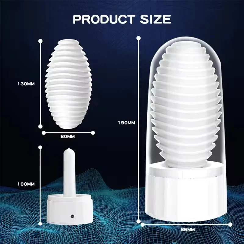 Waterproof Spiral Masturbator Cup for Men,Multiple Stimulation Male Sex Toy Man Masturbation Cup Adult Toys