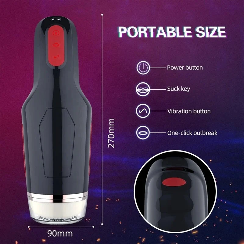 T Rotating Male Masturbator Cup Soft Silicone Pussy Sex Toys 10 Speeds Telescopic Electric Sex Toys Massager