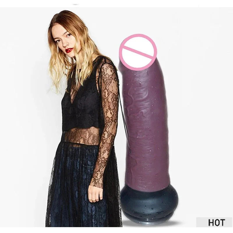 11Inch Liquid Silicone Dildo Real Feeling Good Hand-feel Sex Toys G-spot Dildo Artifical Penis Realistic Erotic Products