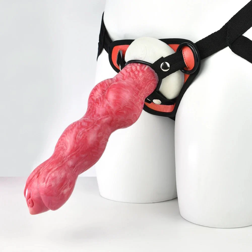 10.43 Inch Huge Adult Sex Toys Silicone Dildo Strap Penis Chastity Belt with Anal Plug