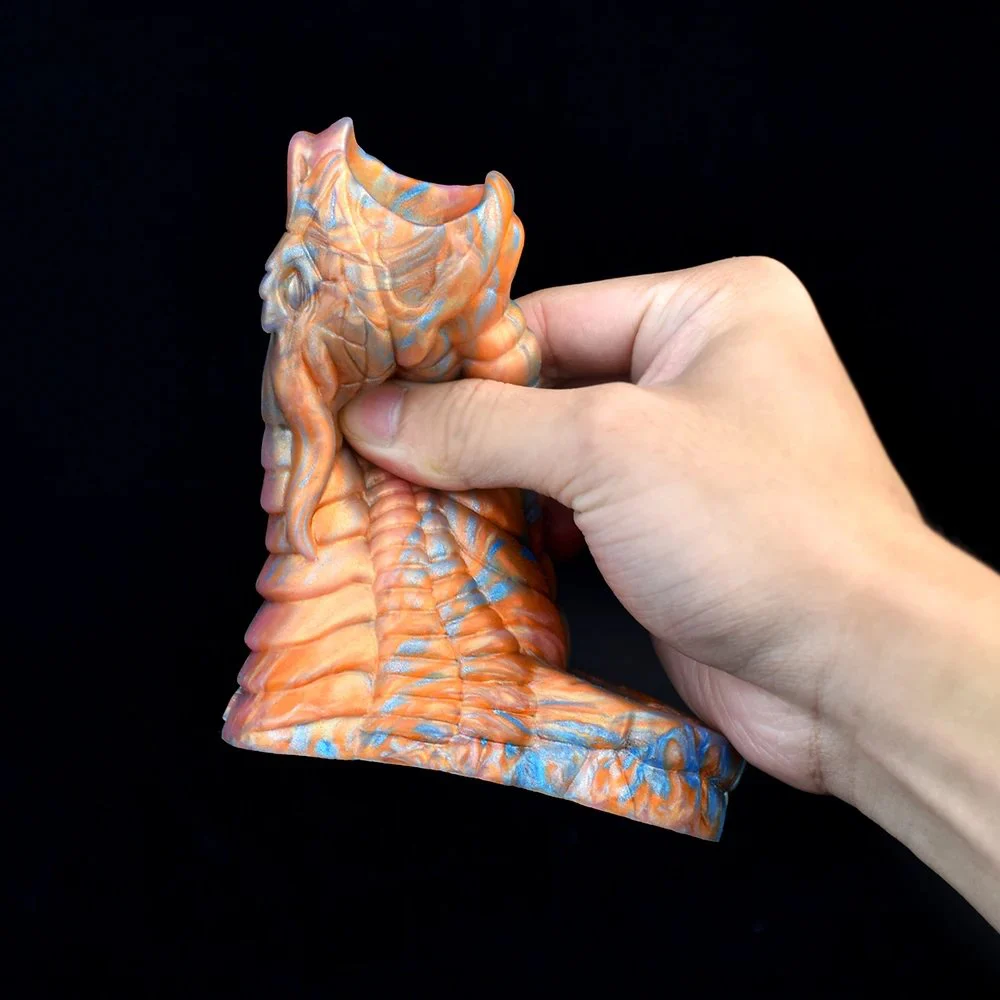 Penis Sleeve Rights Rights Game Dragon Penis Sleeve Anal Plug for Men Women