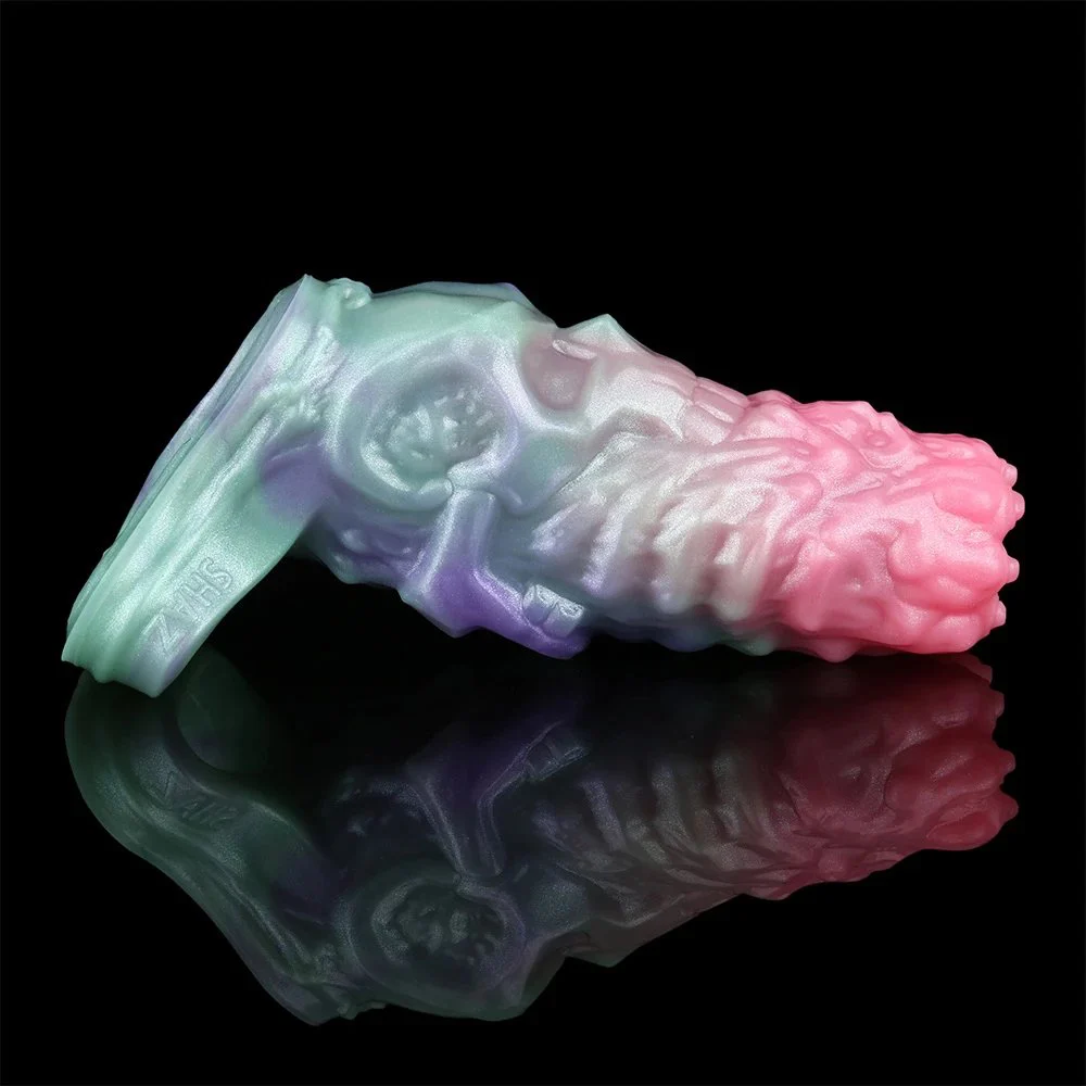 Premium Silicone Male Penis Extender with Fantasy Series Opening Design Increases Penis Size Effectively