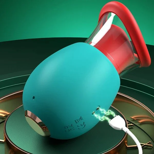 10 Modes Clitoral Nipple Stimulator G Spot Mouth Licking Tongue Vibrator Sex Toy for Women