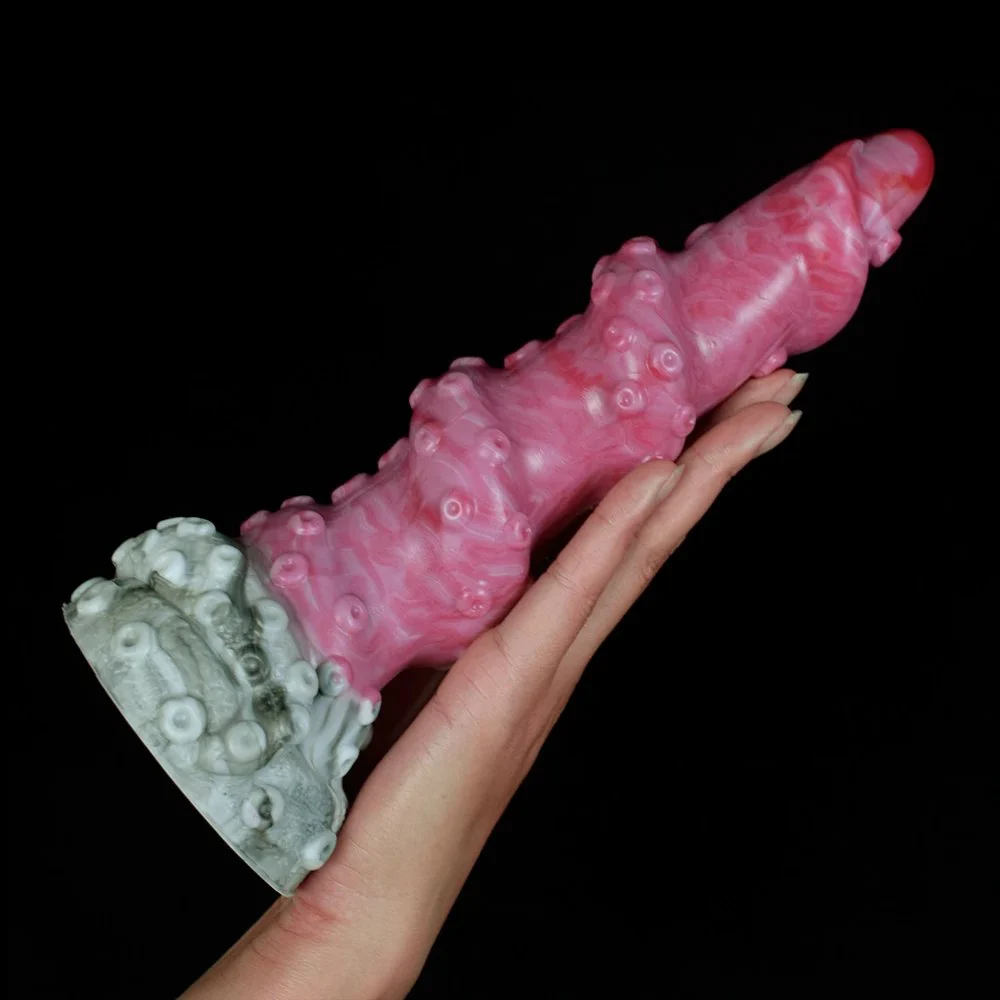 2 in 1 Bullet Vibrator 10 Speeds Anal Butt Plug Octopus Tentacle Dildo Silicone Fantasy Sex Toy Flirt Goods for Adults 18