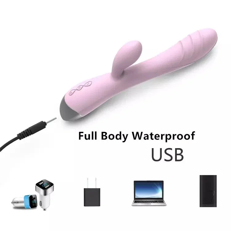 10 Frequency Clitoris Stimulator USB Waterproof Sex Toys for Women AV Dildo Vibrator