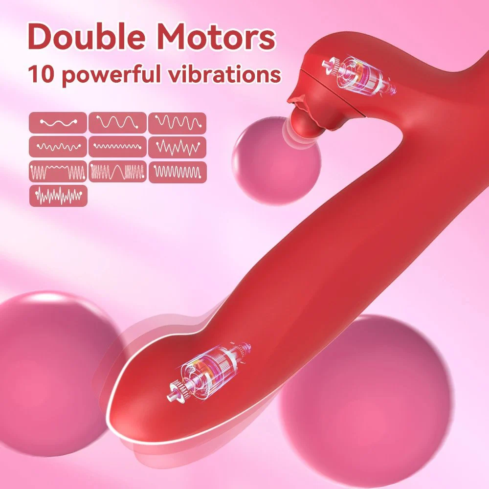 10 Frequency New Arrival AV Wand Clitoris Stimulator Swing Sucking G Spot Rabbit Vibrator Sex Toys for Women