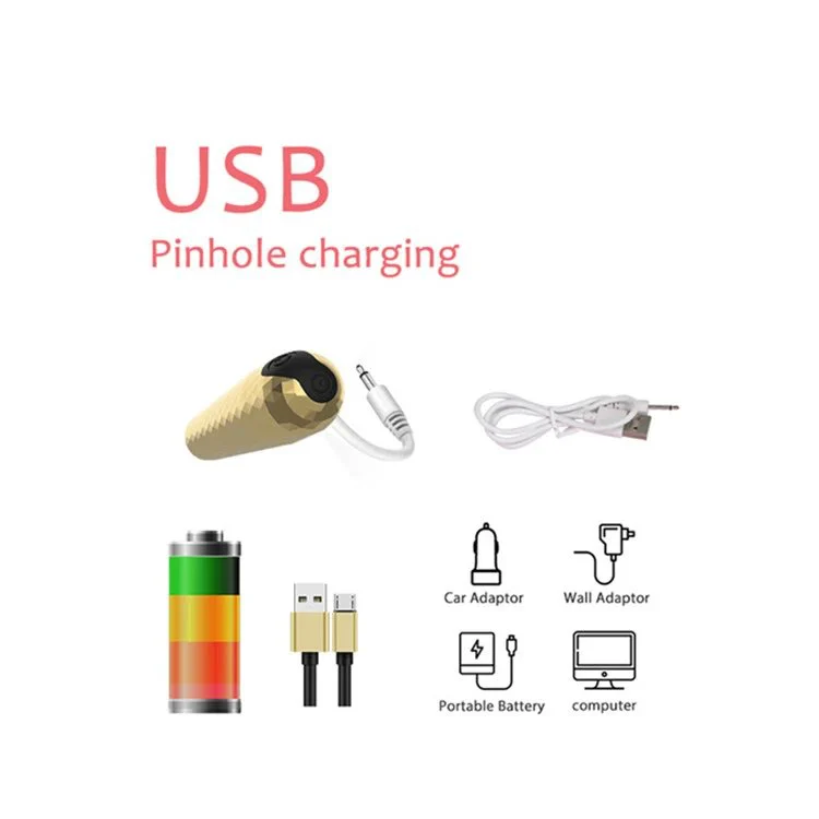 10 Frequency USB Charging Diamond Colorful Mini Bullet Vibrator Sex Toy for Women Masturbation