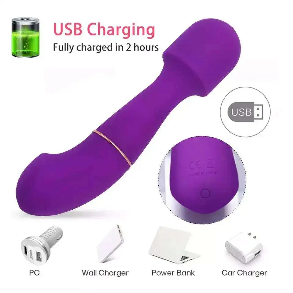 4 in 1 Couple Gift Rabbit Clitoral Wand Vibrator Dildo Nipple Adult Sex Toys for Woman Vibrators Sets Box