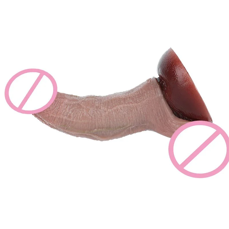 Realistic Penis Sleeve Extender Silicone Lifelike Cock Ring Sheath for Men Delay Ejaculation Reusable Condom Sex
