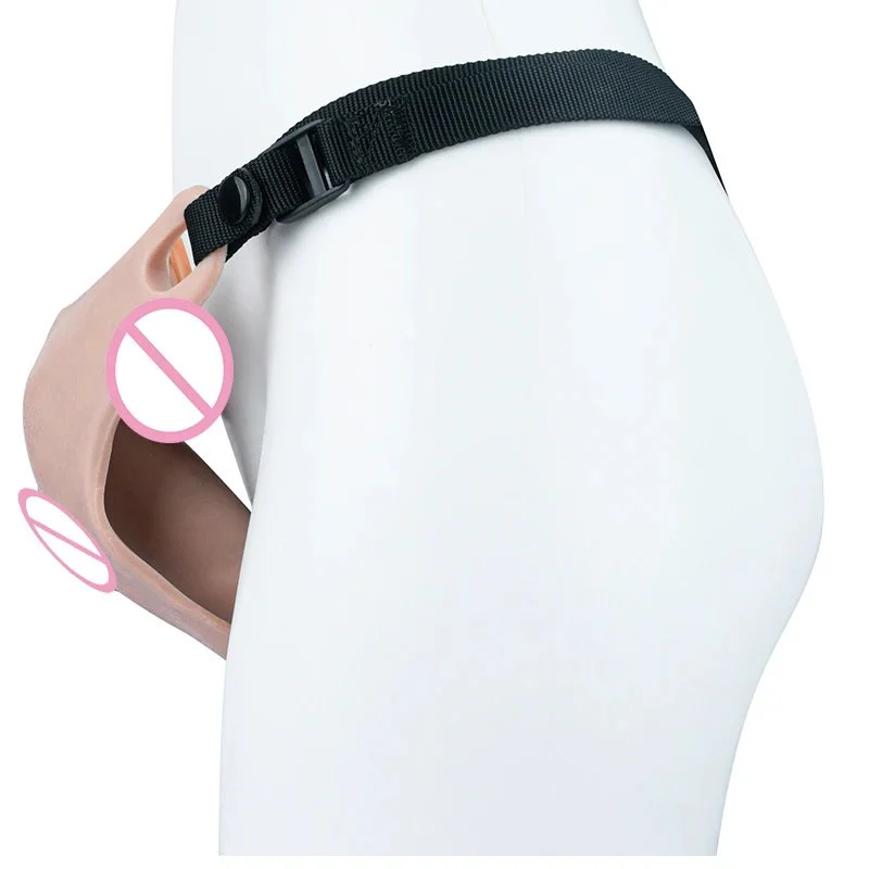 Realistic Vaginal Pussy Pads With Belt Male Strap-On MTF Packers Clitoris Pads for Transgender&Crossdresser Adult Sex Toys