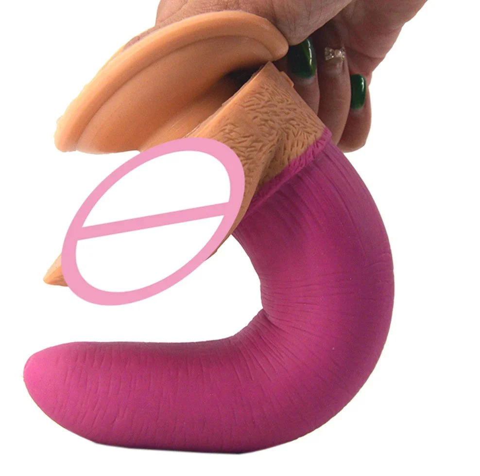 20cm Unisex Sex Toys Realistic Kangaroo Rubber Penis Anal Plug Butt Plug Sex Toys Anal Banana Dildo for Women