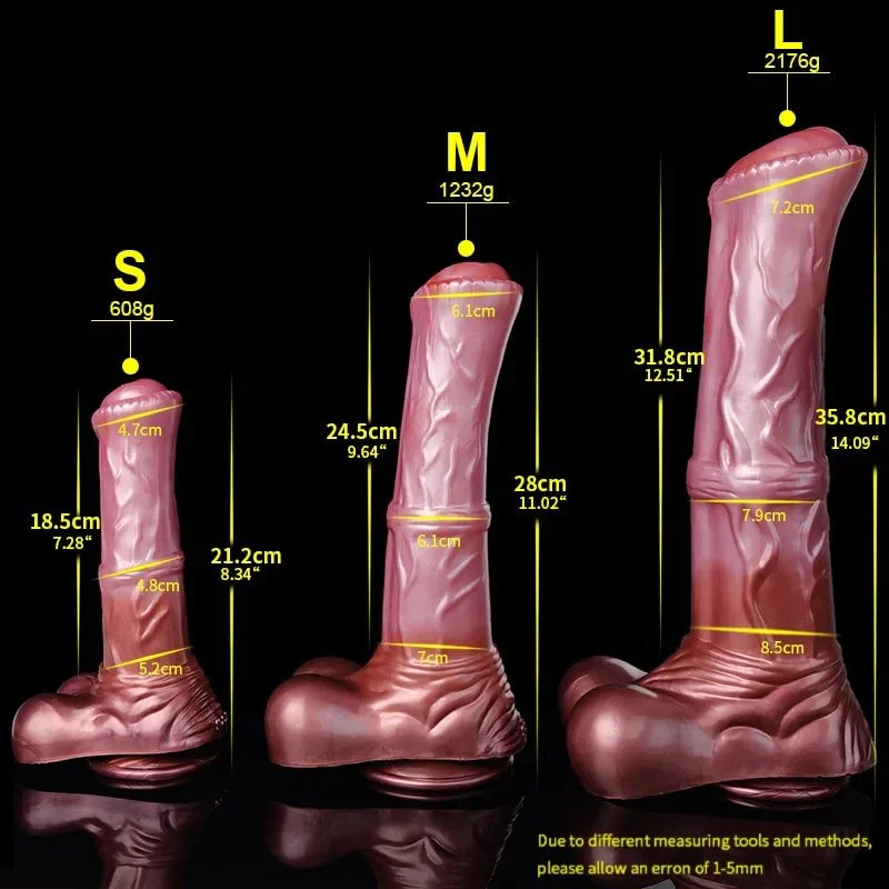 14 Inch Large Monster Artificial Anal Plug Penis Squirting Realistic Silicone Sexy Toy