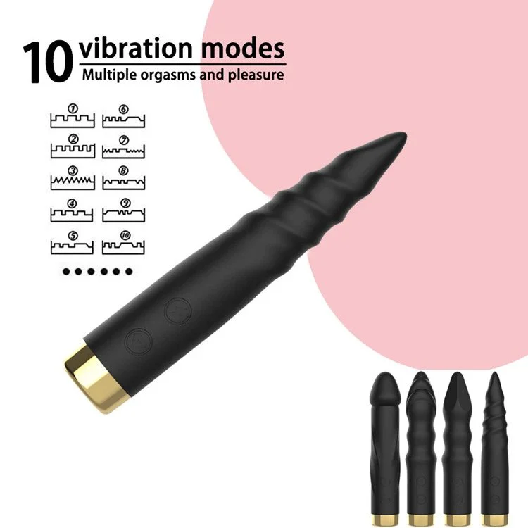 10 Frequency Mini AV Wand Bullet Vibrator Sex Toy for Women Anal Plug Vibrator for Couples Masturbation