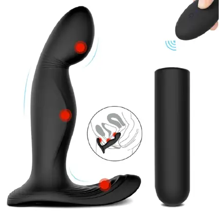 Prostate Massager Plug Vibrator Men Anus Climax Butt Anal Plugs Sex Toy for Man Masturbator