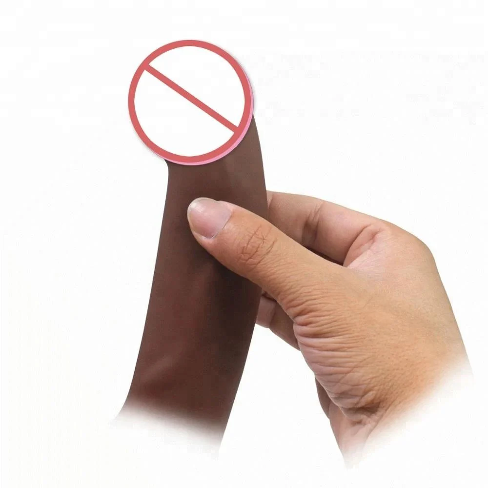 Wearable Hollow Penis Sleeve Extender Strap on Dildo Pants Lesbian Dildo