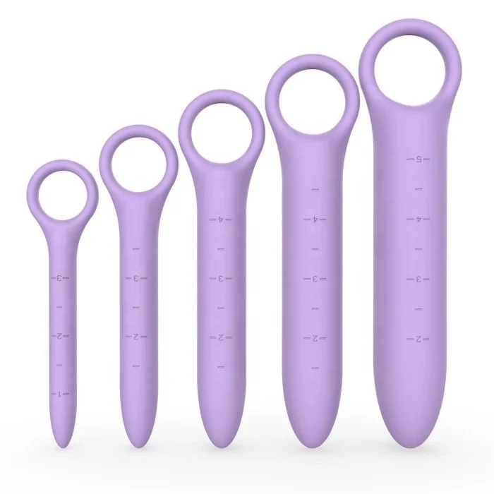 Set of 5 Silicone Anal Dilators Enjoyment with Scale Sex Toys