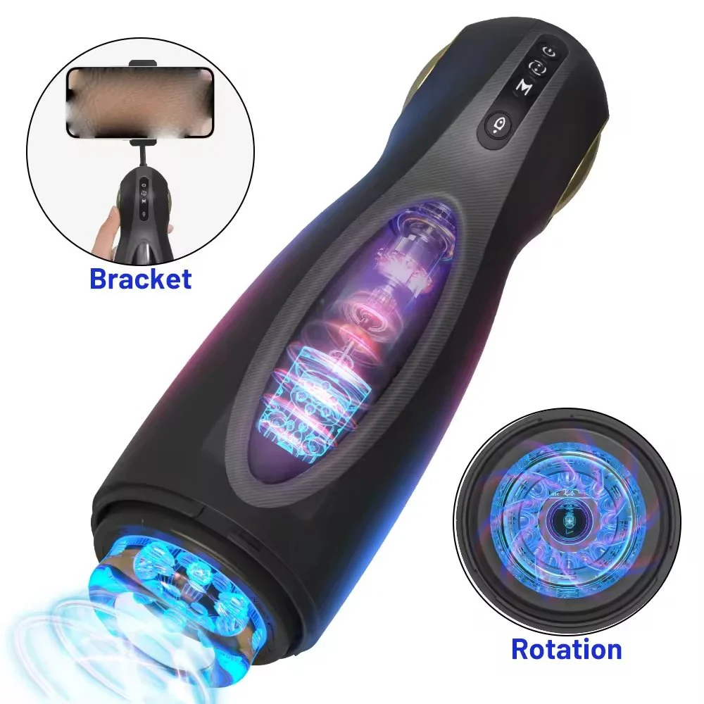 Thrusting Rotating Automatic Electric Male Masturbating with Vibrating Machine Masturbators Sex Toys for Man