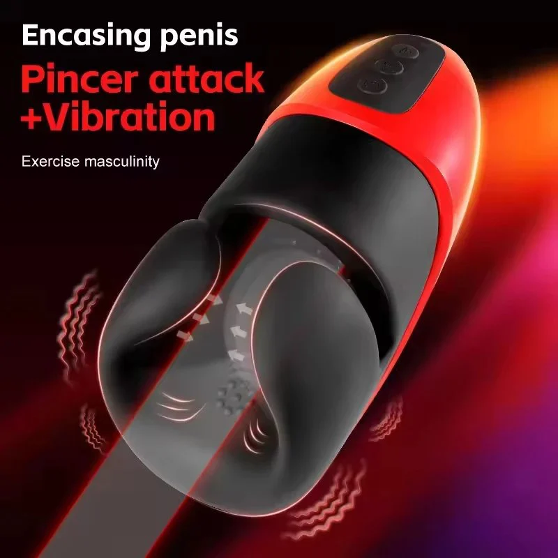 Silicone Fully Automatic Penis Exercise Trainer Male Masturbation Erection Enlargement Aircraft Cup Vibrators Sex Toys for Men