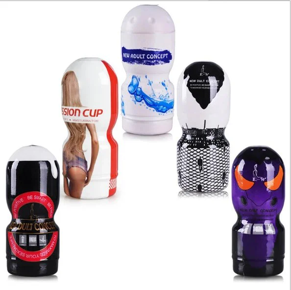 Training Crystal Cup Adult Sex Toy TPE Soft Transparent Male Sucking Vibrating Masturbator Sex Toy Cup for Men