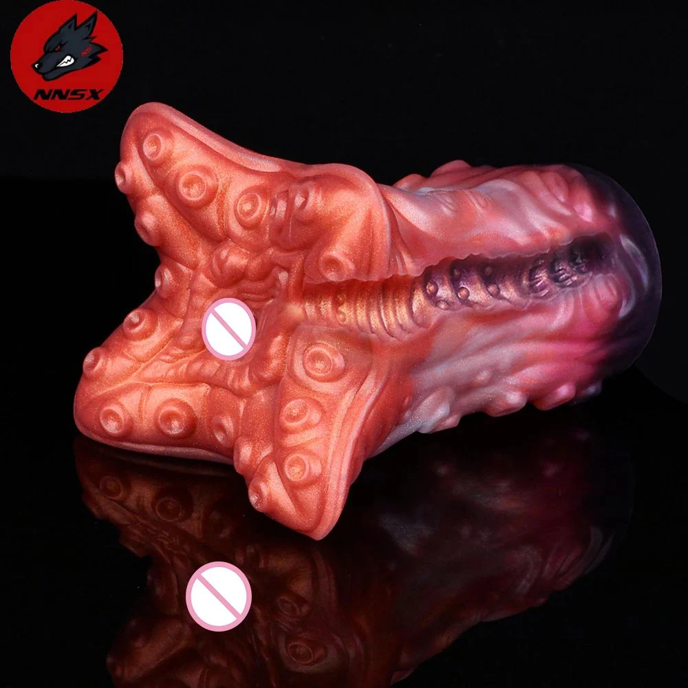 Vaginal Anal Masturbation Cup Silicone Sex Real Deep Throat Male Masturbator Pocket Sexy Toys for Men Adult Product