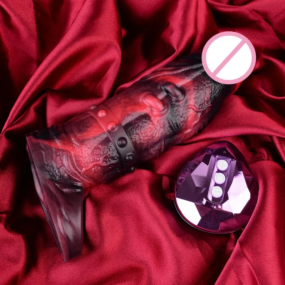 Reusable Soft Fantasy Penis Sleeve with Vibrator New Pressure Feeling Fantasy Dildo Sleeve for Men Sex