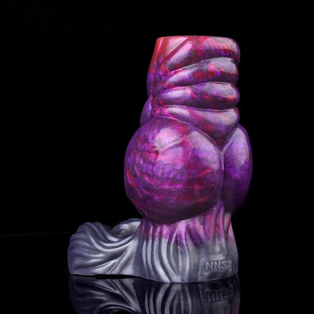 Reusable Penis Sleeve Big Animal Dildo Penis Sleeve Cover Penis Ring Delay Ejaculation Extender Reusable Condom