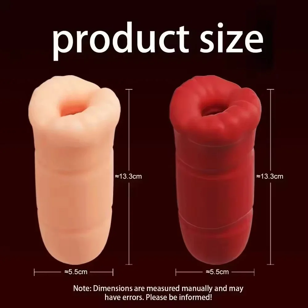Vibrating male masturbation device cup mouth design silicone stroking adult toy male Masturbation Toys