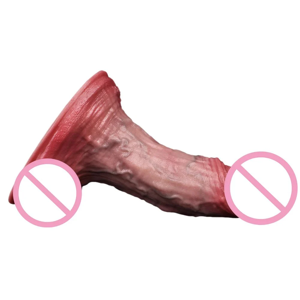 16.3 3.5cm Simulated Male Dildo with Suction Cup Double-layer Silicone and Realistic Texture Dildo Suitable for Couples