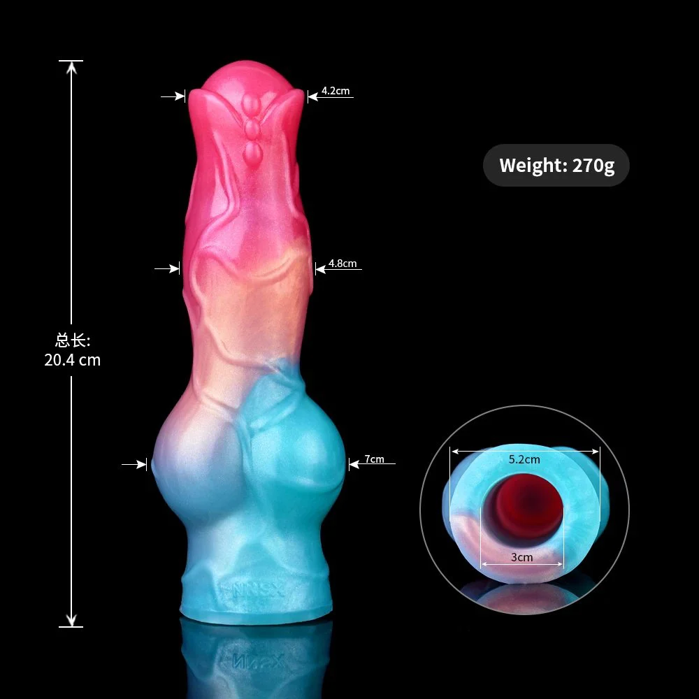 Reusable Condom Penis Sleeve Dog Dildo Animal Dildo Toys Sex Adult for Couples