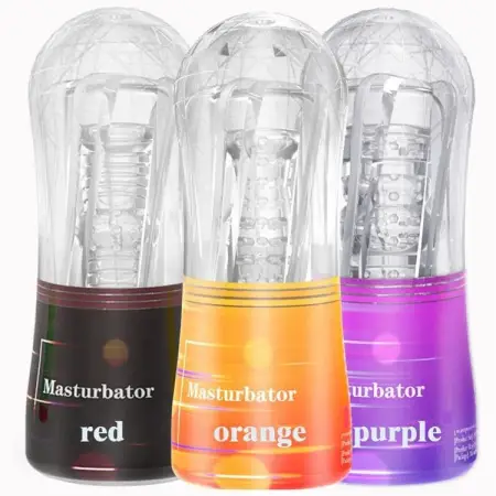 Soft Pocket Pussy Male Masturbation Cup Sex Toys Transparent Masturbator Cup