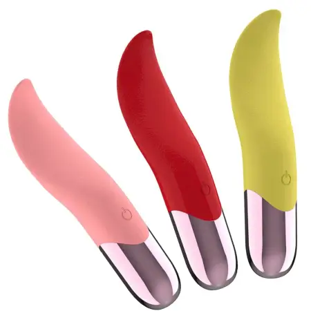 Gelance Adult Intimate Product Tongue Shaped Vibrator for Female G-Spot Clitoral Nipple Teasing Flirting Masturbation