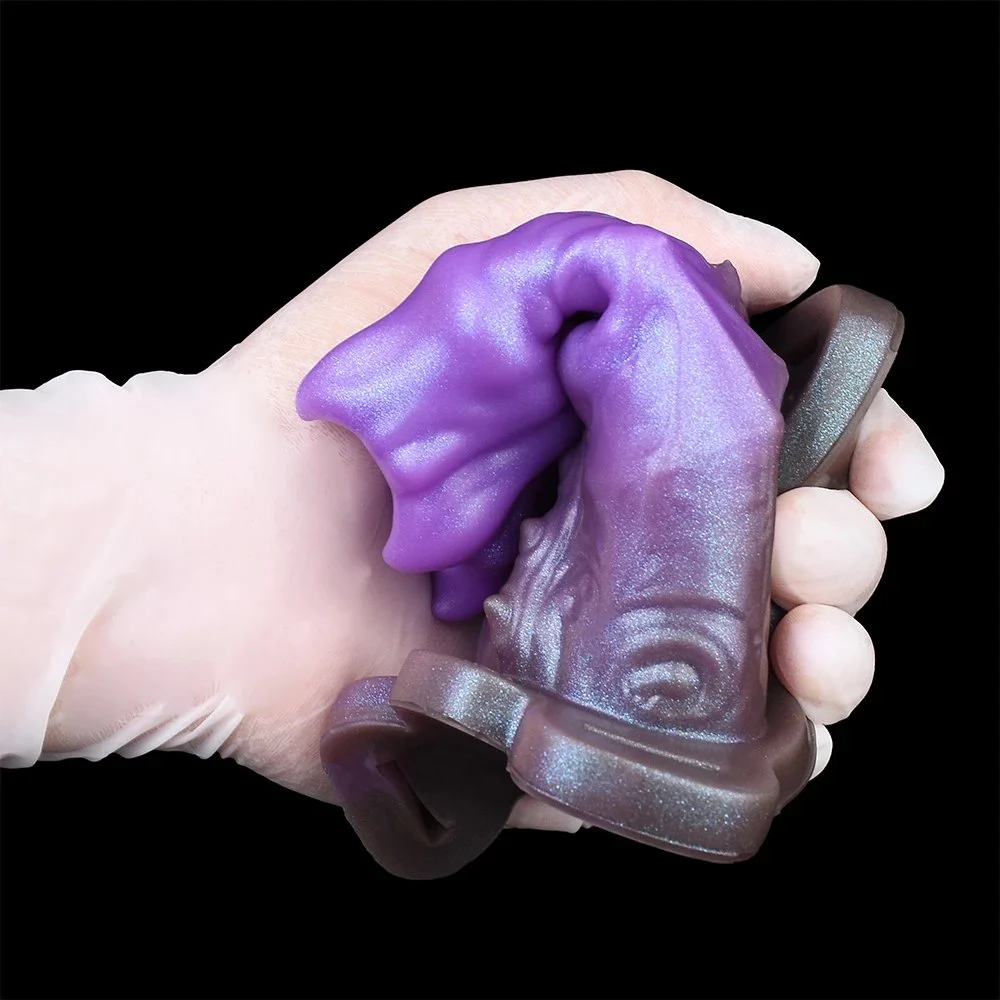 Reusable Soft Penis Sleeve with Extender and Enlarger Function Fantasy Cock Sleeve for Male Sex Life