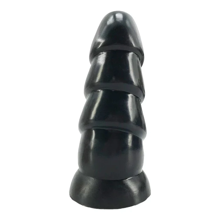 Insertable Length 15.5cm 6 5.2cm Large Thick Silicone Anal Toys Realistic Dildo Butt Plug Black Sex Toys Adult for Men