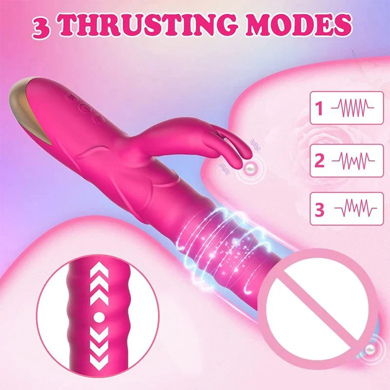 G-spot Orgasm Vibrator Automatic Retractable Vibrator Massage Stick Clitoris Masturbation Sex Toys