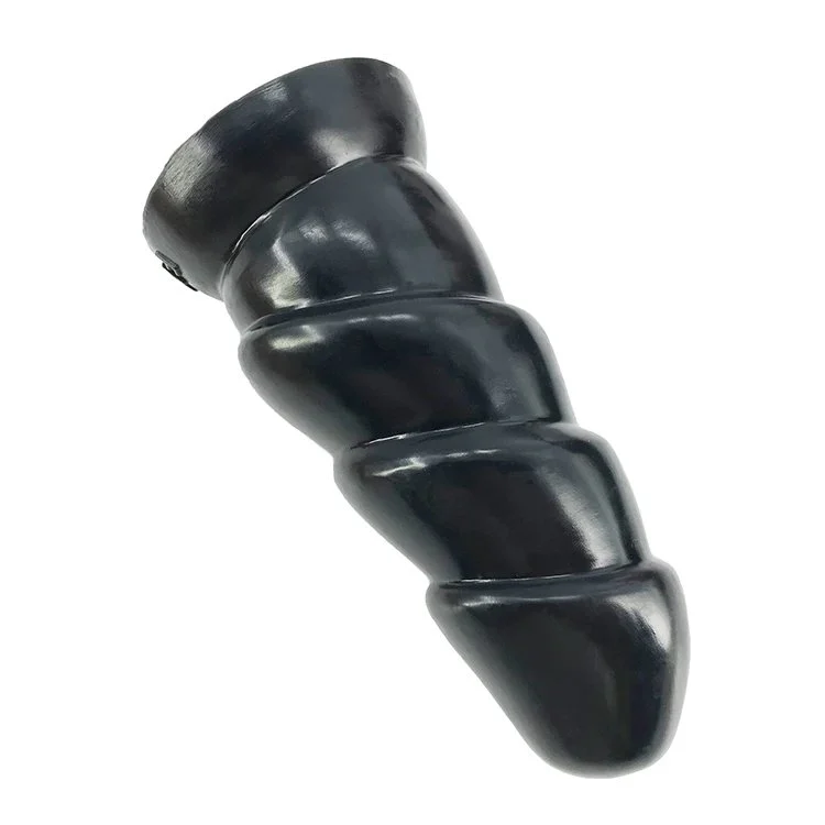 Insertable Length 15.5cm 6 5.2cm Large Thick Silicone Anal Toys Realistic Dildo Butt Plug Black Sex Toys Adult for Men
