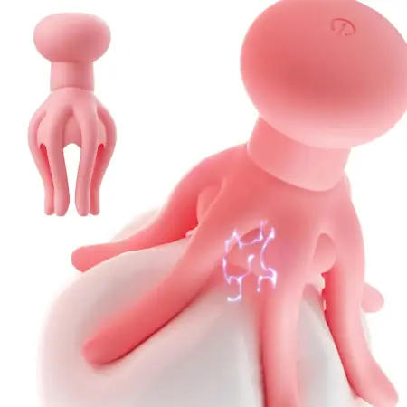 Gelance Women's Nipple Vibrator-10 Electric Shock Vibrating Modes USB Rechargeable 100% Waterproof Remote Control Couples Adult