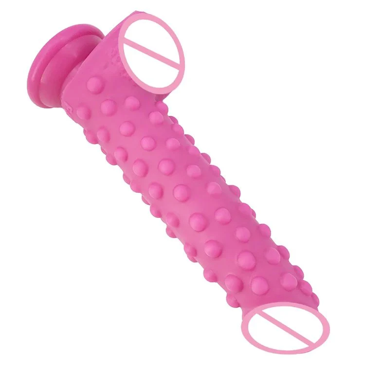 23cm 9 4.5cm Big Silicone Dildo Huge Realistic Anal Plug Bumpy Dot Butt Plug pink Homemade Anal Sex Toys Men for Sex