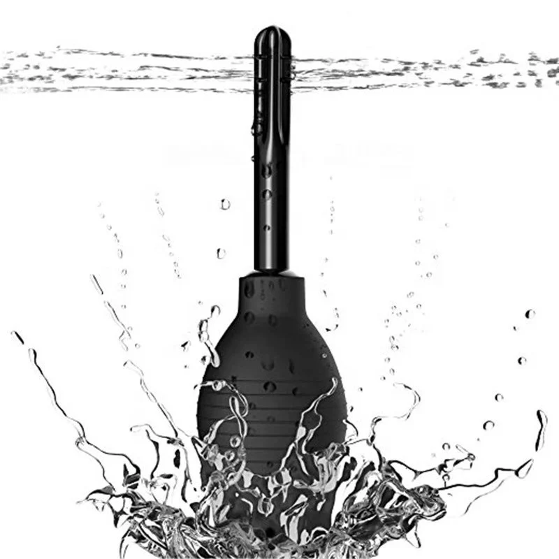 Large Rectal Syringe Stream Anal Douche Enema Colon Cleaning Anal Cleaner Toys