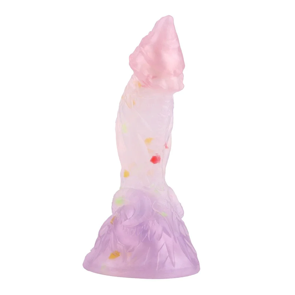 Monster Fantasy Aries Angular G-spot Stimulation Butt Plug ultra Soft Silicone Sex Toy with Strong Suction Cup for Beginners